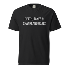 Load image into Gallery viewer, Death, Taxes & Shankland Goals Adult Unisex T-Shirt