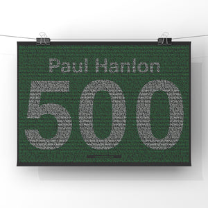 Text Print - Paul Hanlon 500