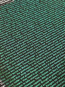 Text Print - Scottish Cup 2016