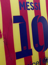 Load image into Gallery viewer, Framed &amp; Signed Messi &amp; Ronaldo Strips

